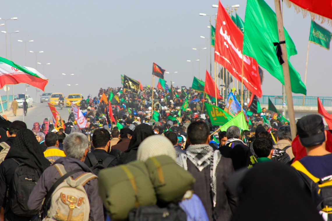 سوگواره چهارم-عکس 62-احمد قارداش پور طرقی-پیاده روی اربعین از نجف تا کربلا