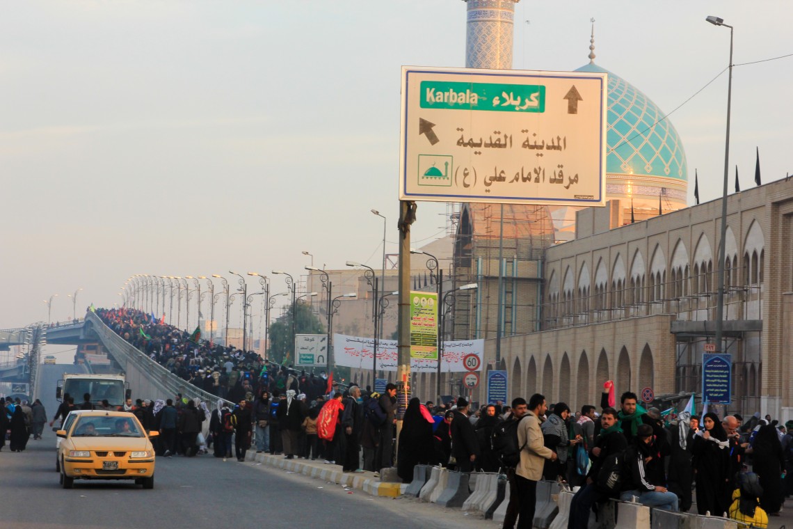 سوگواره چهارم-عکس 73-احمد قارداش پور طرقی-پیاده روی اربعین از نجف تا کربلا
