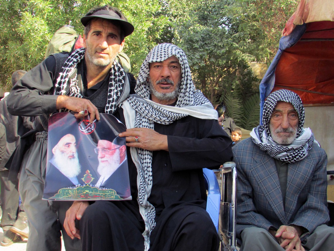 سوگواره سوم-عکس 14-امین رحیم آبادی-پیاده روی اربعین از نجف تا کربلا