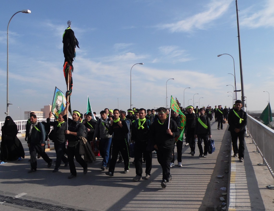 سوگواره چهارم-عکس 7-روح الله  خانیان ایوریق-پیاده روی اربعین از نجف تا کربلا