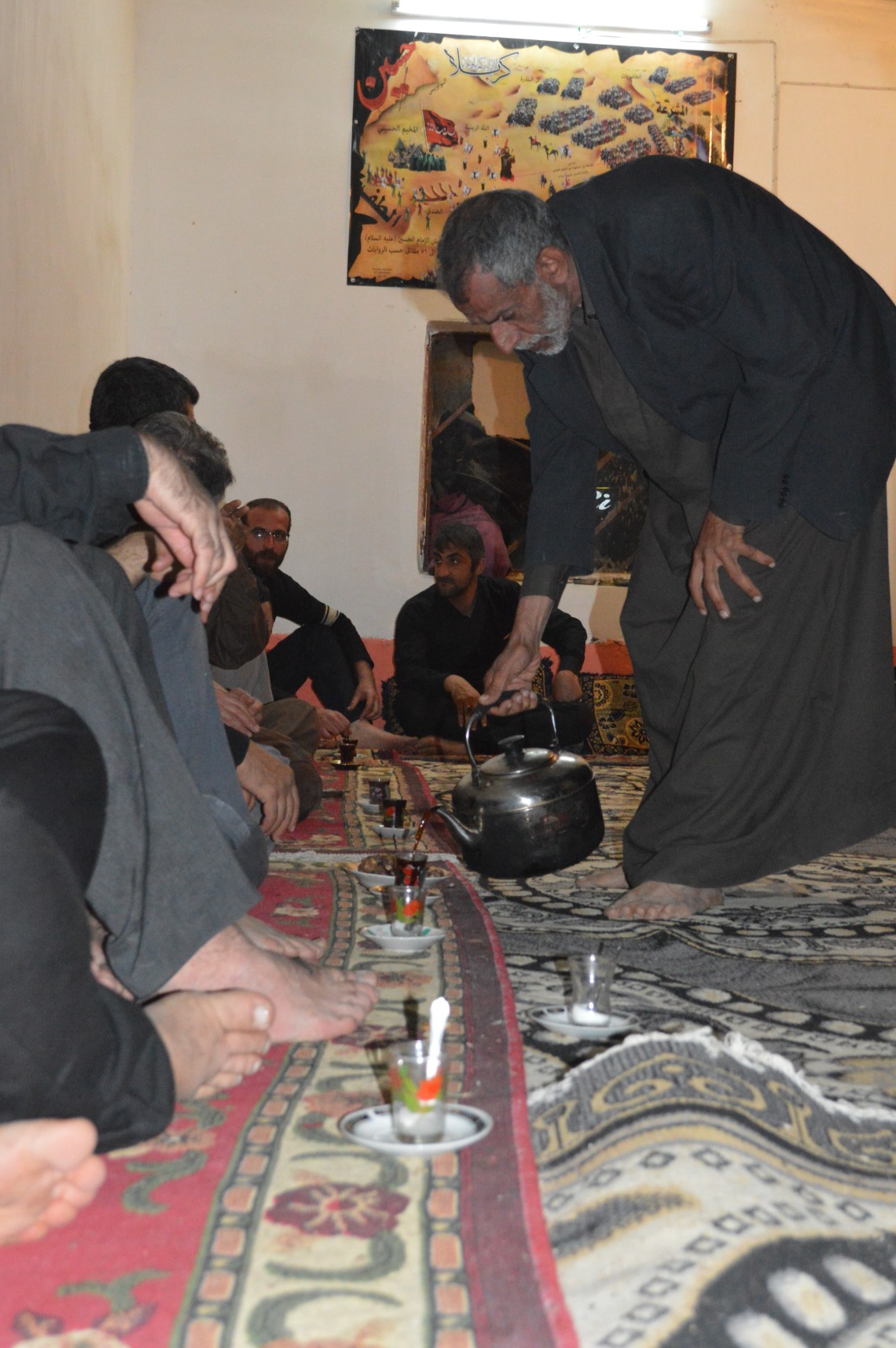 سوگواره سوم-عکس 2-احسان ارباب پوری-پیاده روی اربعین از نجف تا کربلا