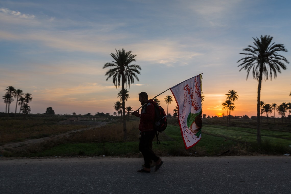 سوگواره پنجم-عکس 80-مرتضی امین الرعایایی-پیاده روی اربعین از نجف تا کربلا