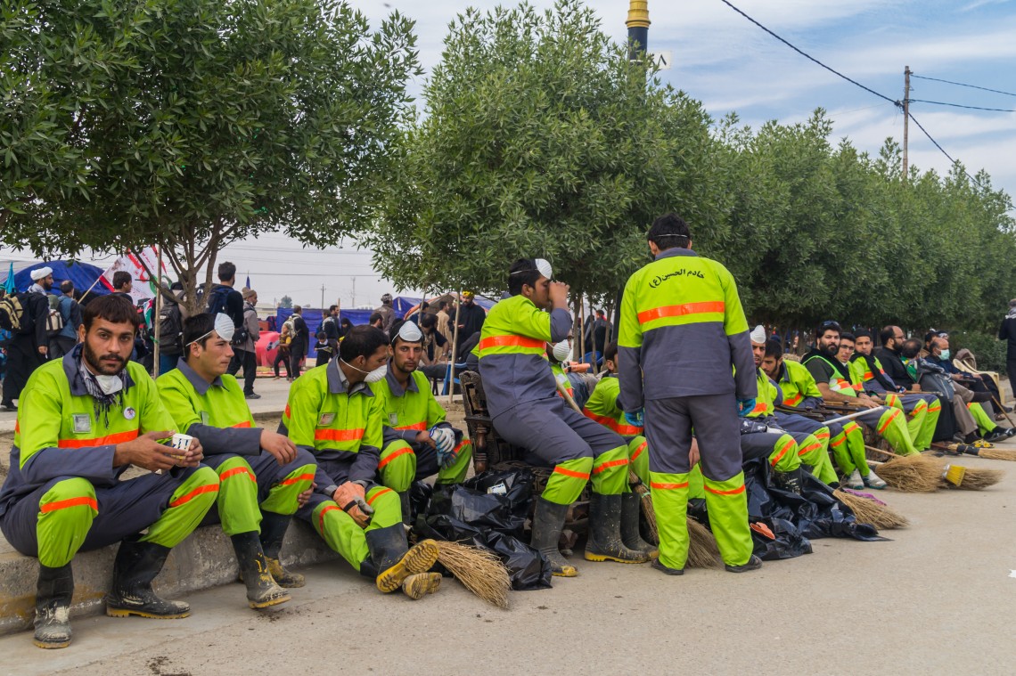 سوگواره چهارم-عکس 17-علی ابک-پیاده روی اربعین از نجف تا کربلا