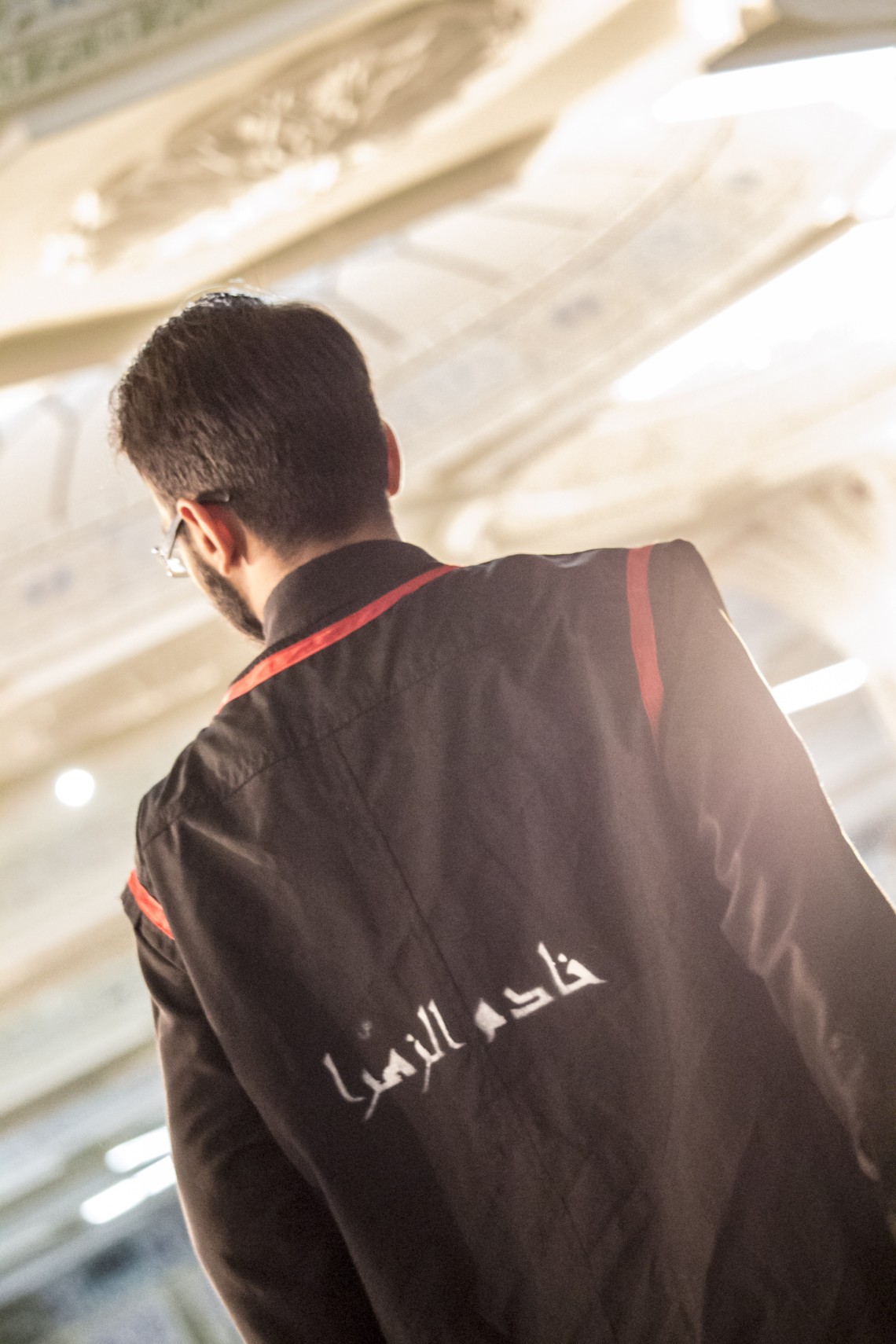 سوگواره چهارم-عکس 22-سید وحید میراحمدی -جلسه هیأت فضای بیرونی