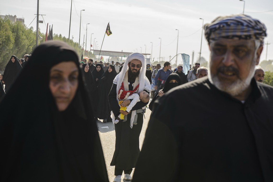 سوگواره سوم-عکس 38-علی دهقان-پیاده روی اربعین از نجف تا کربلا