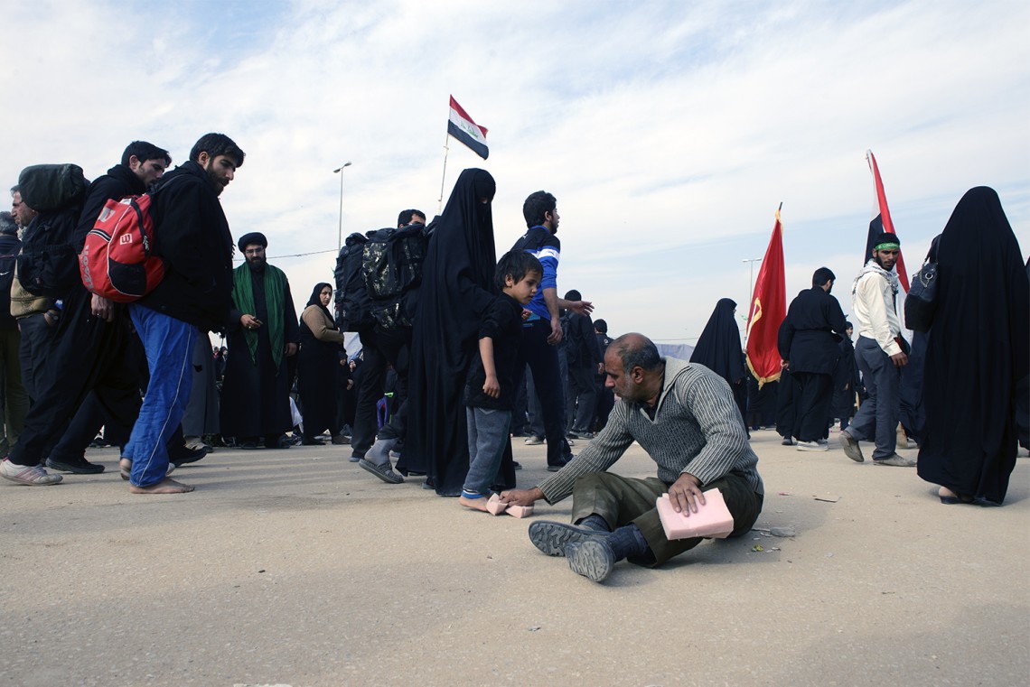 سوگواره چهارم-عکس 94-علی دهقان-پیاده روی اربعین از نجف تا کربلا