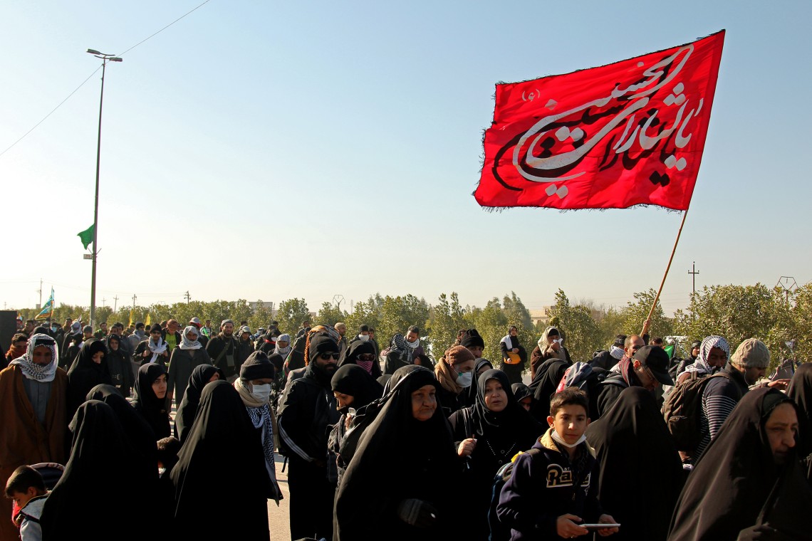 سوگواره سوم-عکس 30-حمید عابدی-پیاده روی اربعین از نجف تا کربلا