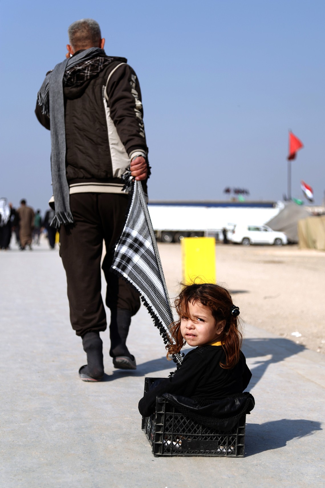 سوگواره چهارم-عکس 43-حمید عابدی-پیاده روی اربعین از نجف تا کربلا