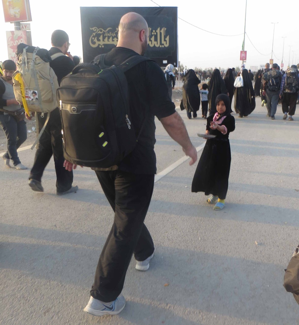 سوگواره سوم-عکس 4-فرهاد کسائی-پیاده روی اربعین از نجف تا کربلا