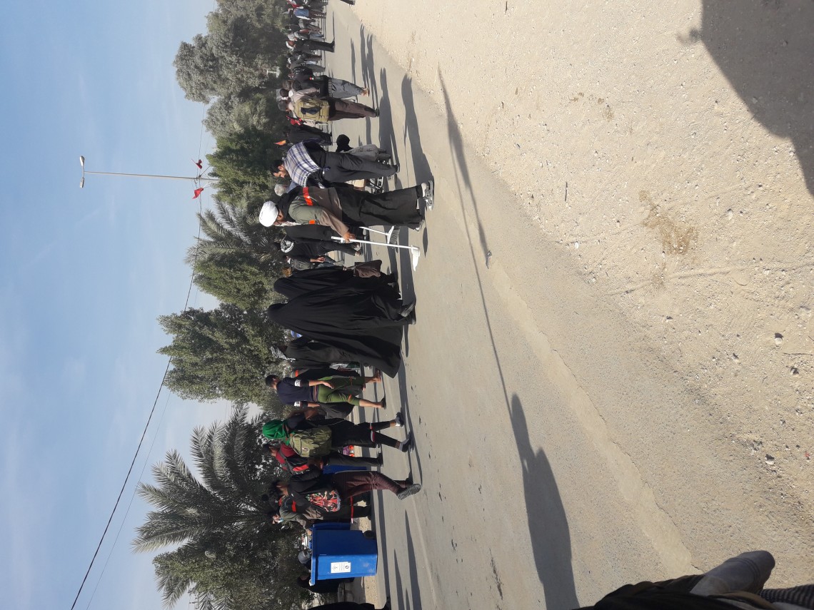 سوگواره پنجم-عکس 39-فرهاد کسائی-پیاده روی اربعین از نجف تا کربلا