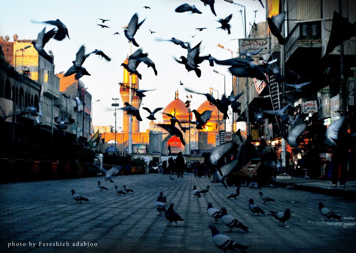 سوگواره دوم-عکس 6-فرشته ادب جو-پیاده روی اربعین از نجف تا کربلا