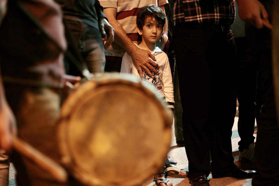 سوگواره دوم-عکس 3-حسین استوار -جلسه هیأت فضای بیرونی 