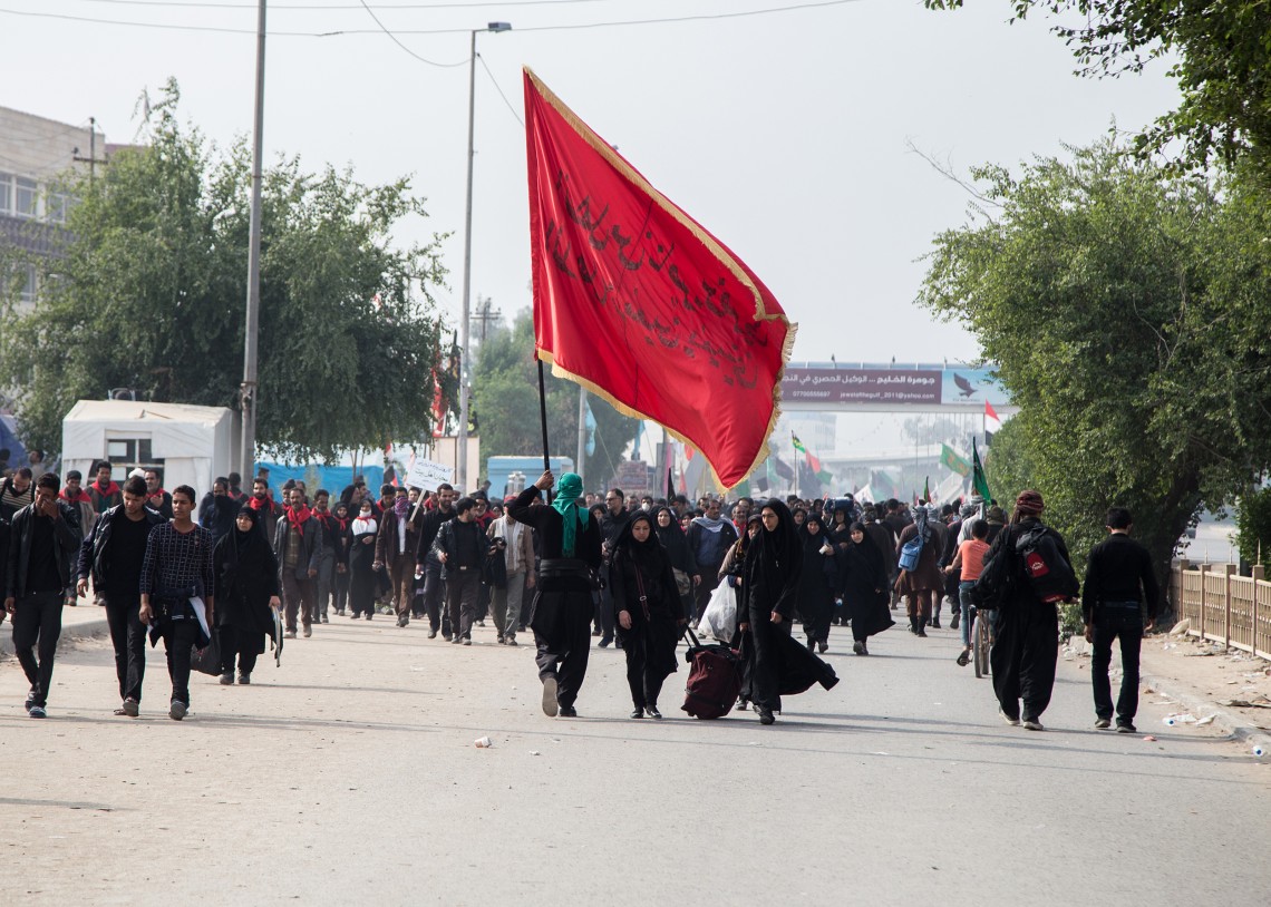 سوگواره چهارم-عکس 20-علی  حسن زاده-پیاده روی اربعین از نجف تا کربلا