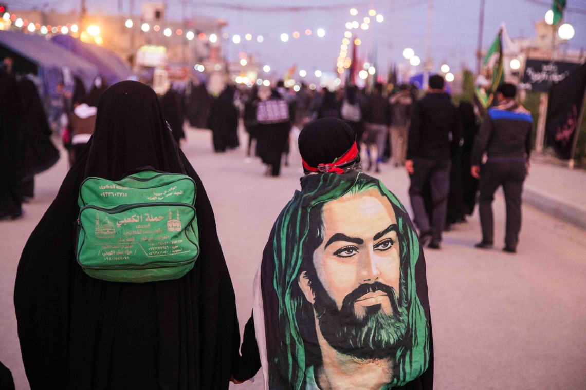 سوگواره پنجم-عکس 58-علی  حسن زاده-پیاده روی اربعین از نجف تا کربلا