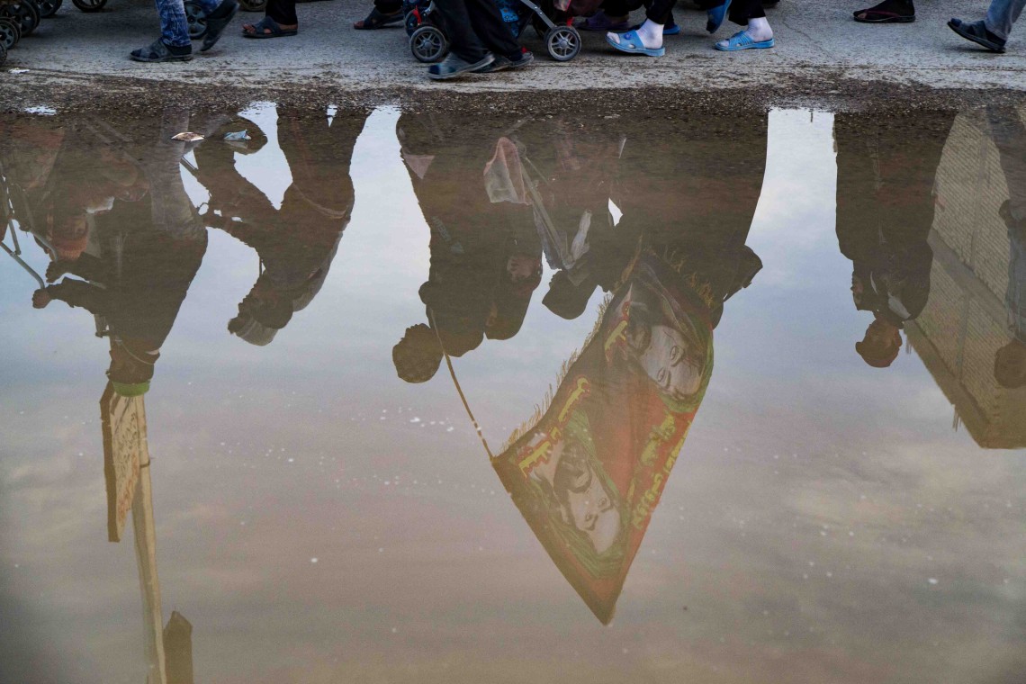 سوگواره پنجم-عکس 59-علی  حسن زاده-پیاده روی اربعین از نجف تا کربلا