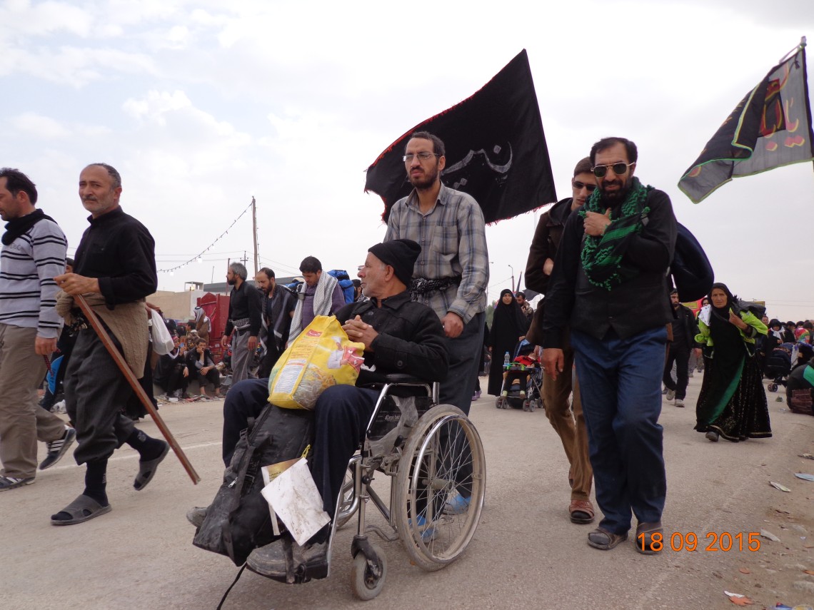 سوگواره سوم-عکس 25-علی مقنی-پیاده روی اربعین از نجف تا کربلا