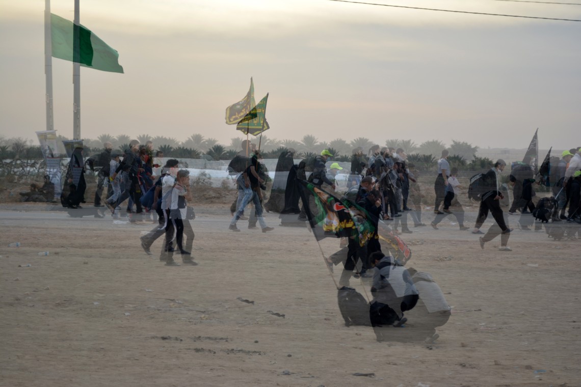 سوگواره سوم-عکس 10-مجید فریدونی-پیاده روی اربعین از نجف تا کربلا