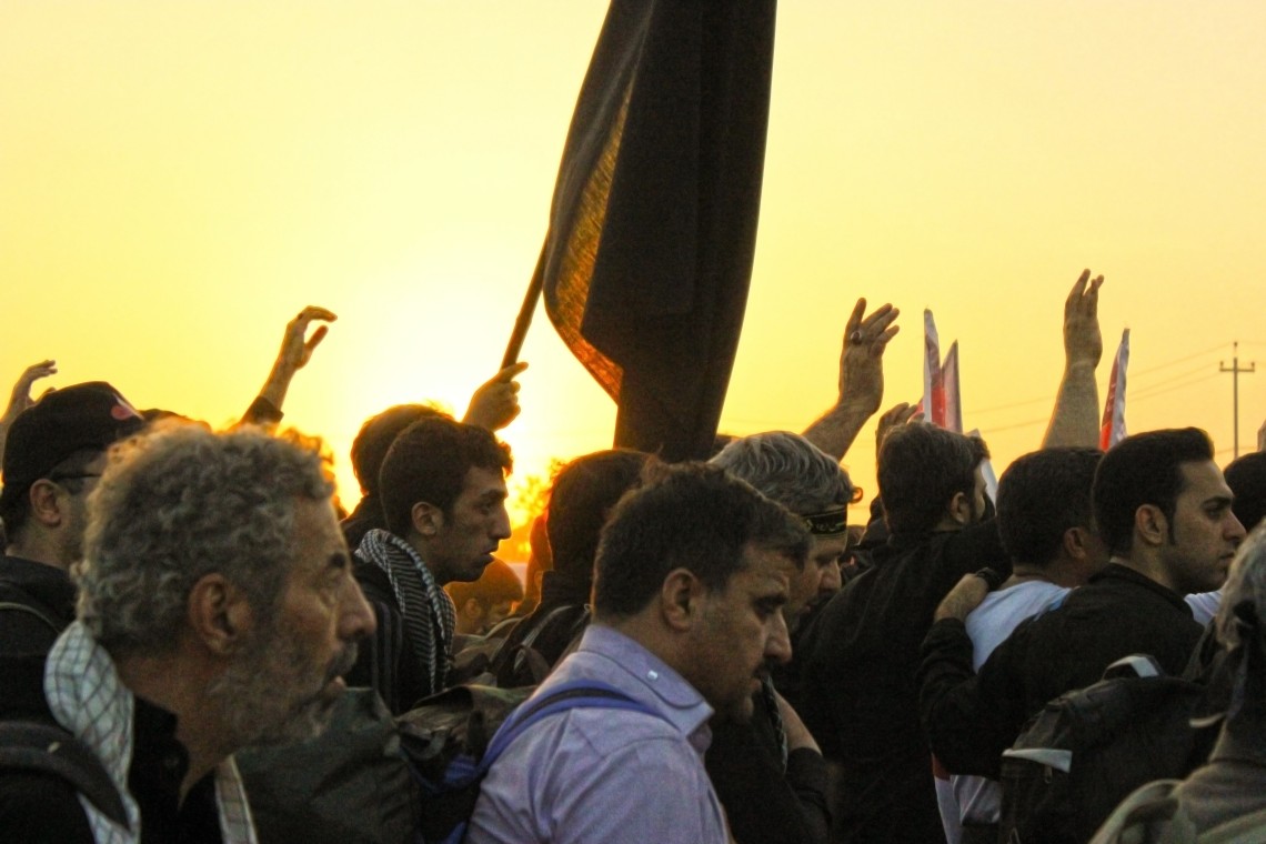 سوگواره سوم-عکس 10-عبدالحسین عبدی-پیاده روی اربعین از نجف تا کربلا