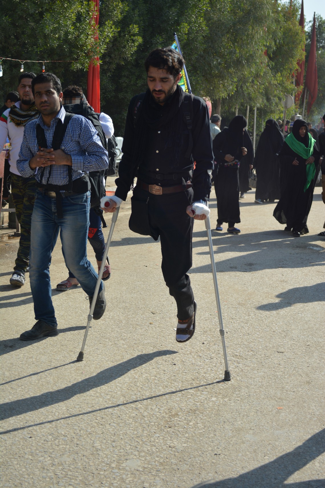 سوگواره سوم-عکس 3-محمد باقر رجایی مجرد-پیاده روی اربعین از نجف تا کربلا