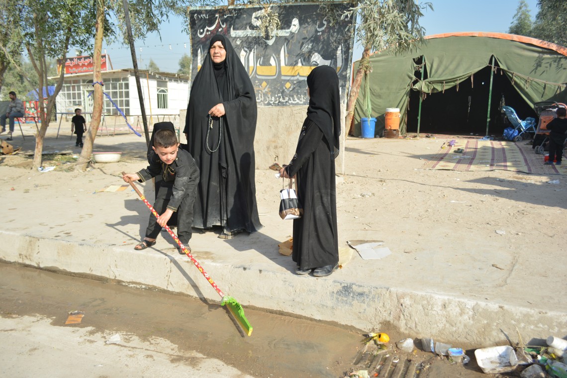 سوگواره سوم-عکس 4-محمد باقر رجایی مجرد-پیاده روی اربعین از نجف تا کربلا
