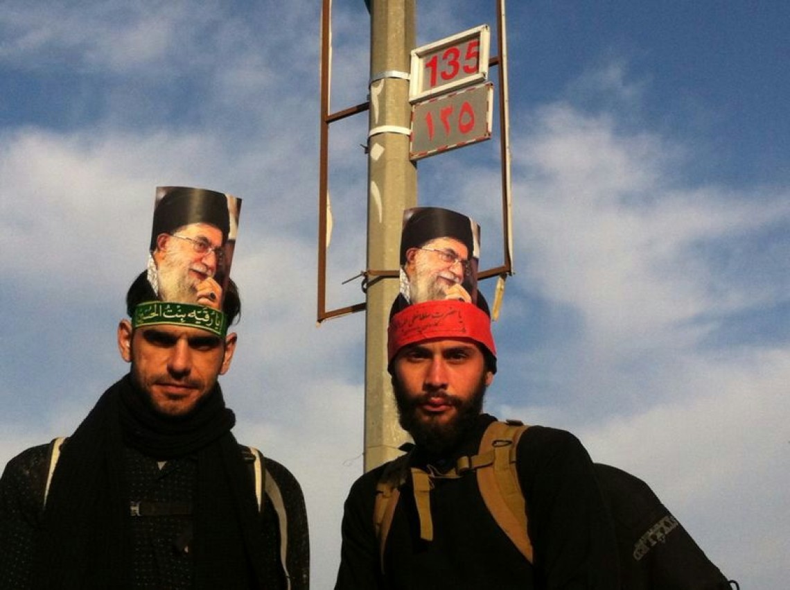 سوگواره سوم-عکس 17-روح اله علی تبار-پیاده روی اربعین از نجف تا کربلا