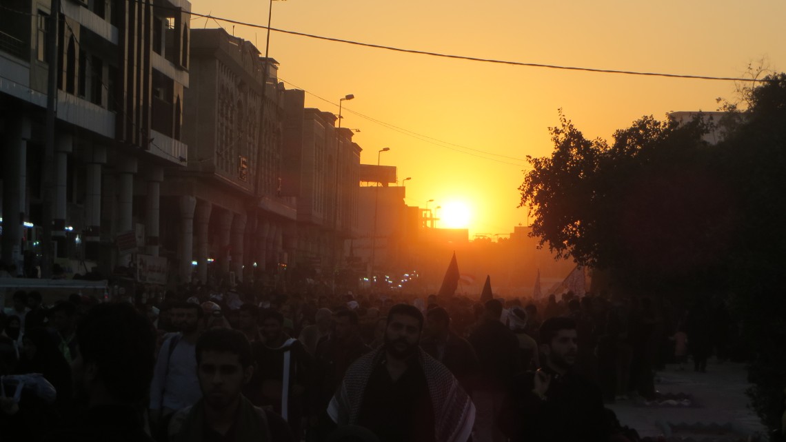 سوگواره سوم-عکس 9-مجید پناهی-پیاده روی اربعین از نجف تا کربلا