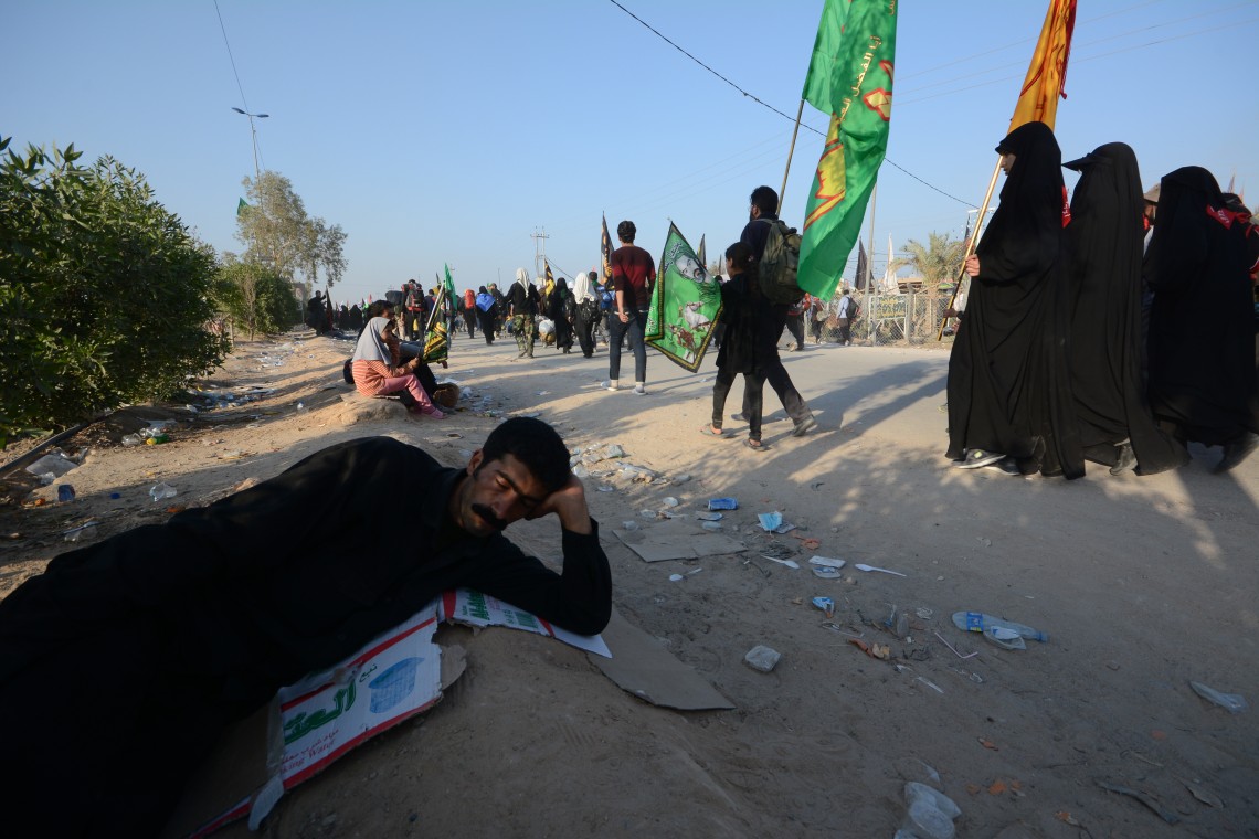 سوگواره چهارم-عکس 44-امير رضا فخري-پیاده روی اربعین از نجف تا کربلا