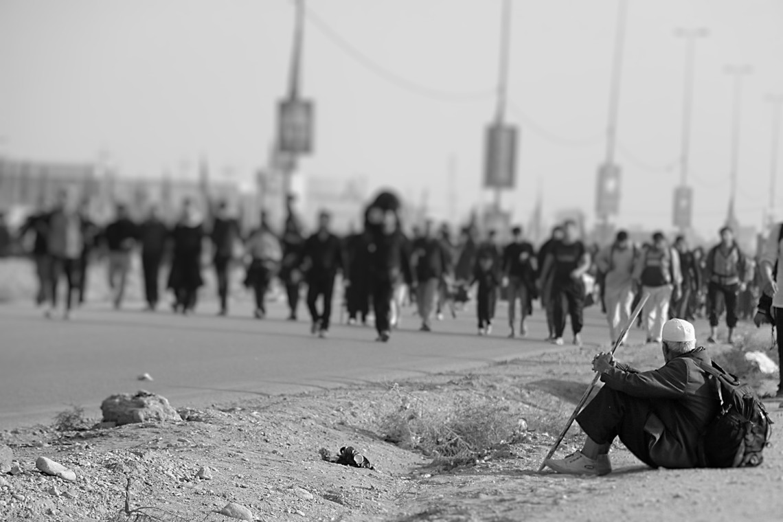 سوگواره سوم-عکس 16-محمد شاه علی-پیاده روی اربعین از نجف تا کربلا