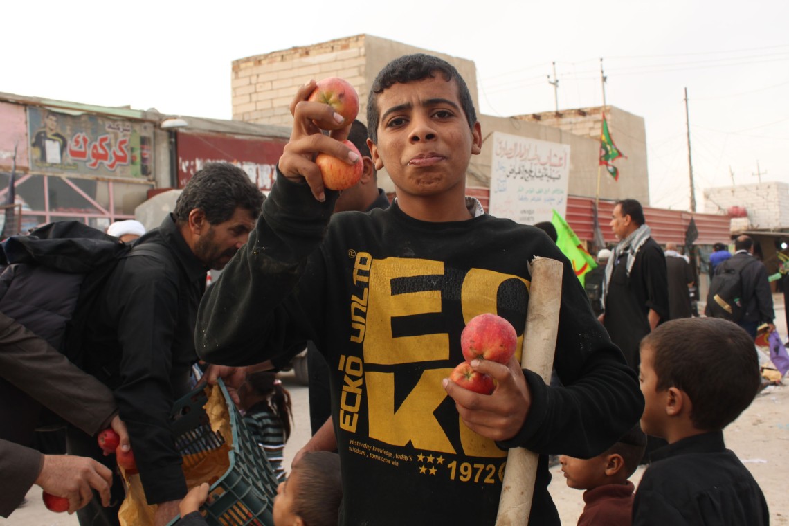 سوگواره سوم-عکس 18-سیده هاله حیدری-پیاده روی اربعین از نجف تا کربلا