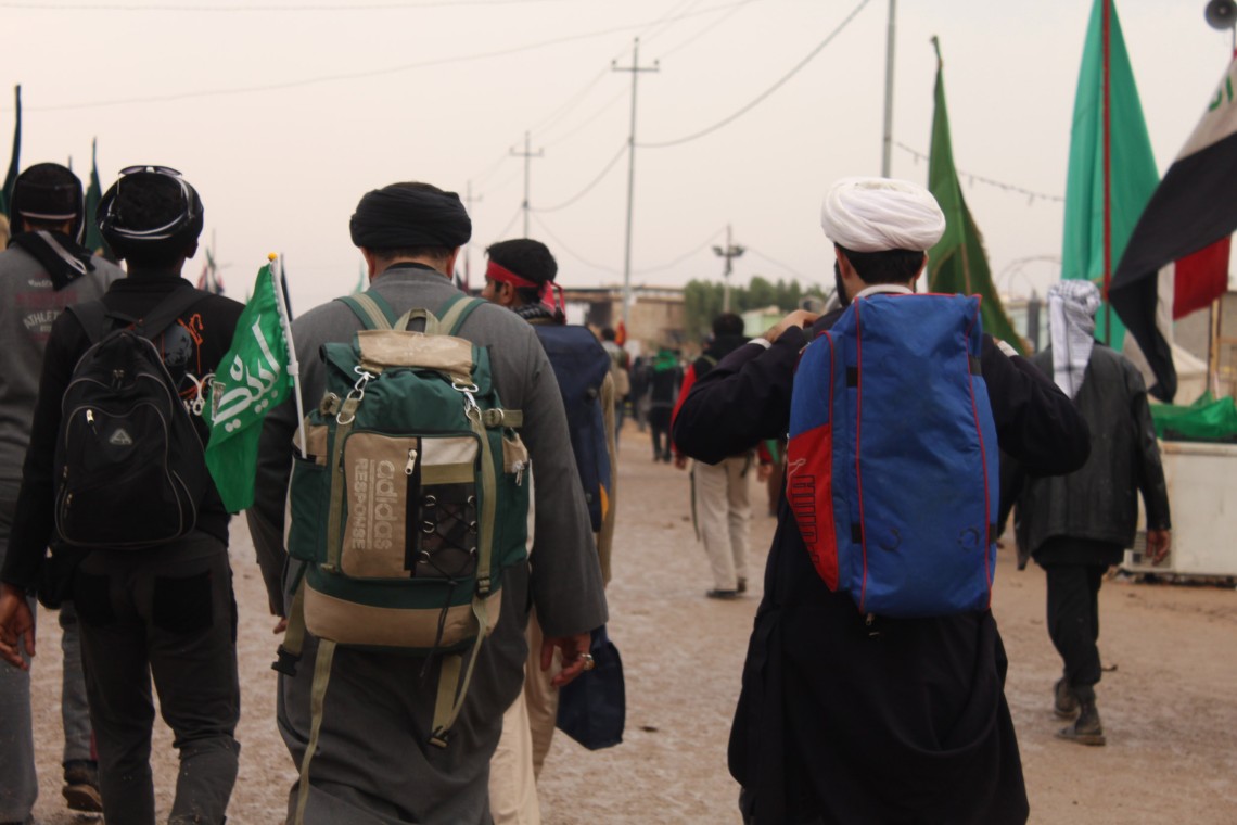 سوگواره سوم-عکس 55-سیده هاله حیدری-پیاده روی اربعین از نجف تا کربلا