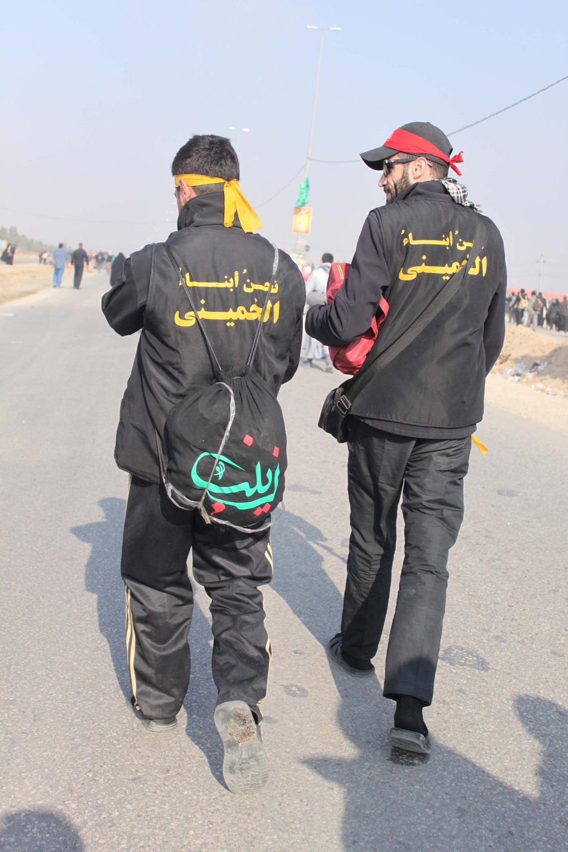 سوگواره سوم-عکس 99-سیده هاله حیدری-پیاده روی اربعین از نجف تا کربلا