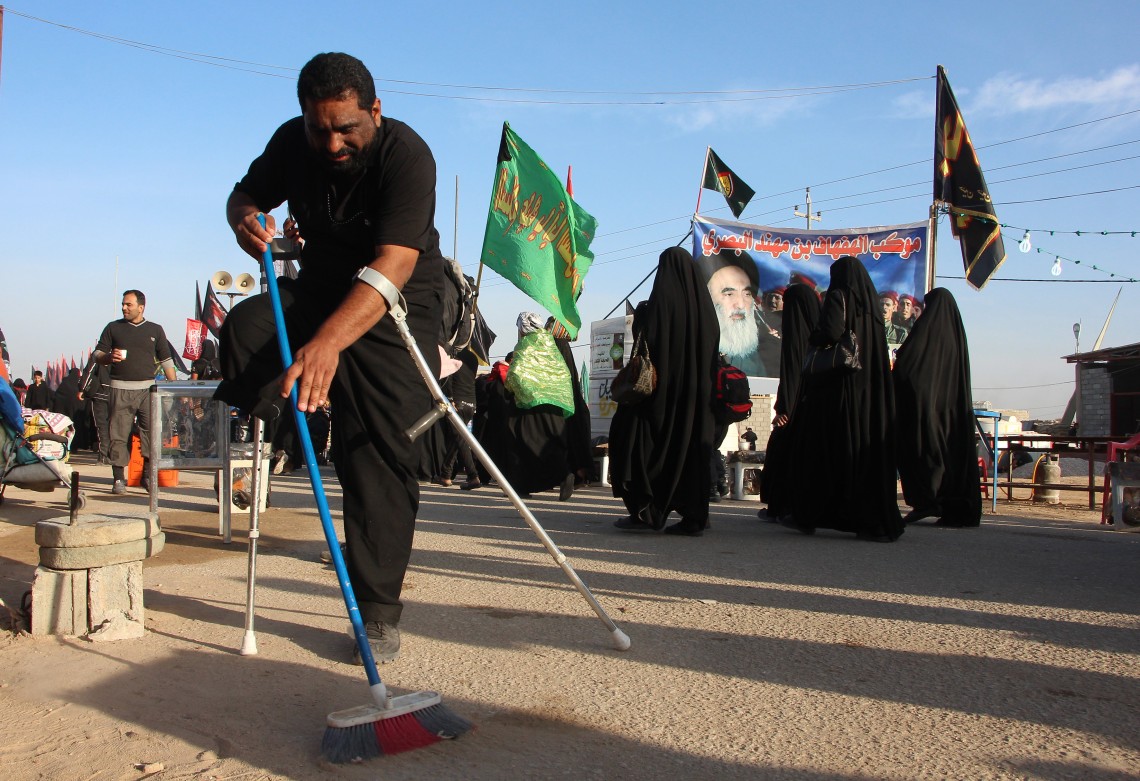 سوگواره پنجم-عکس 42-محمد  آهنگر-پیاده روی اربعین از نجف تا کربلا