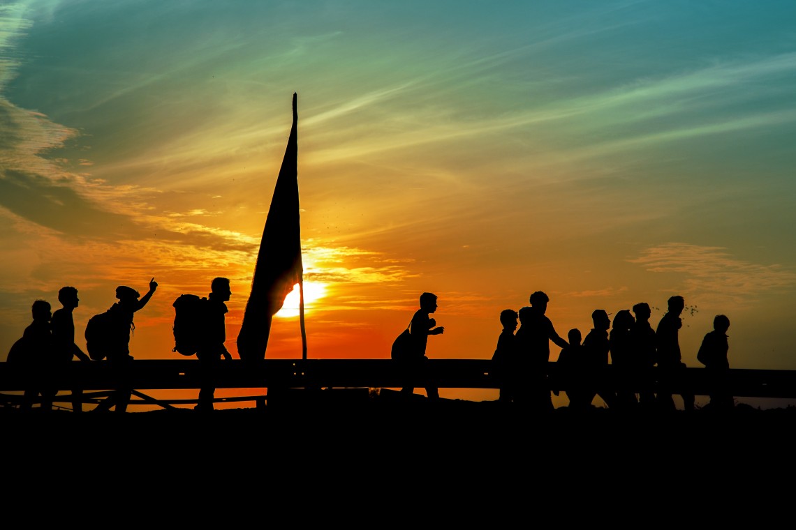 سوگواره پنجم-عکس 52-محمدرضا پارساکردآسیابی-پیاده روی اربعین از نجف تا کربلا