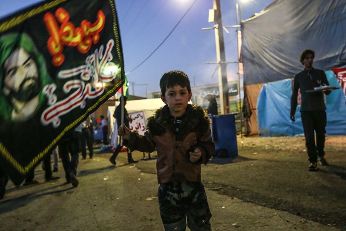 سوگواره سوم-عکس 155-روح اله پورسامانی-پیاده روی اربعین از نجف تا کربلا