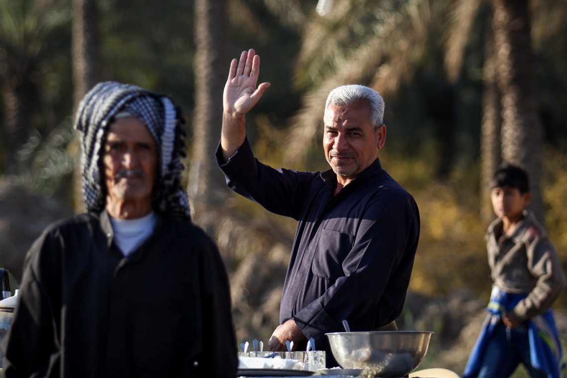 سوگواره چهارم-عکس 45-محمد حسن صلواتی-پیاده روی اربعین از نجف تا کربلا