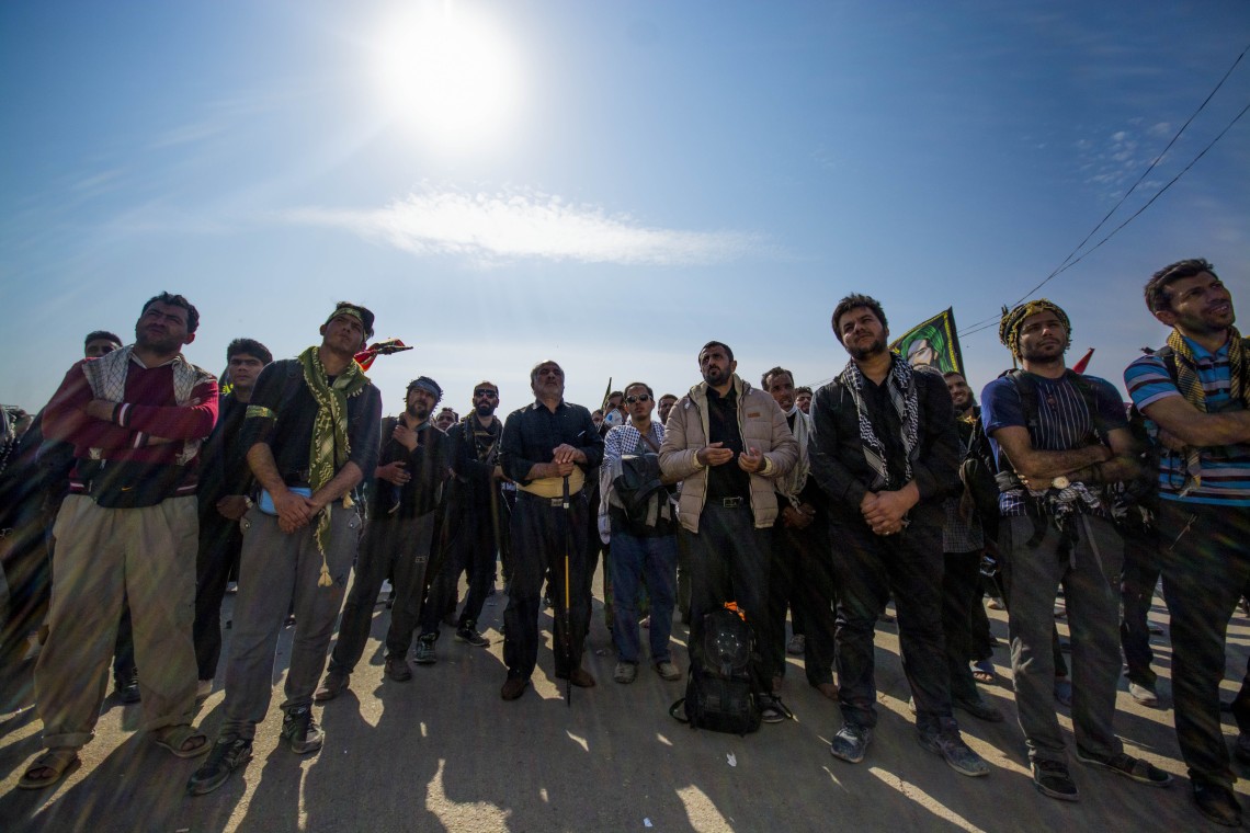 سوگواره پنجم-عکس 33-حسین علی پور-پیاده روی اربعین از نجف تا کربلا