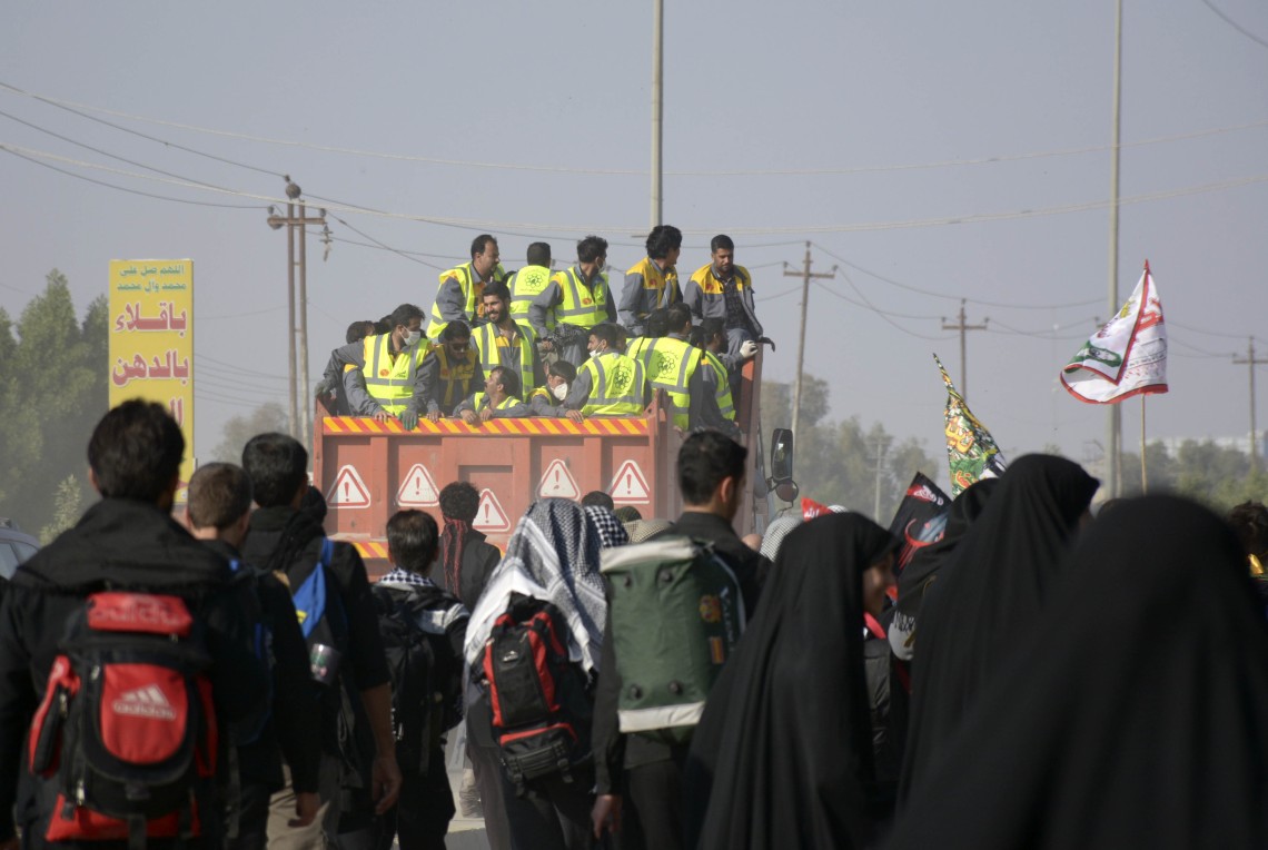 سوگواره چهارم-عکس 33-سید مصطفی عطاری-پیاده روی اربعین از نجف تا کربلا