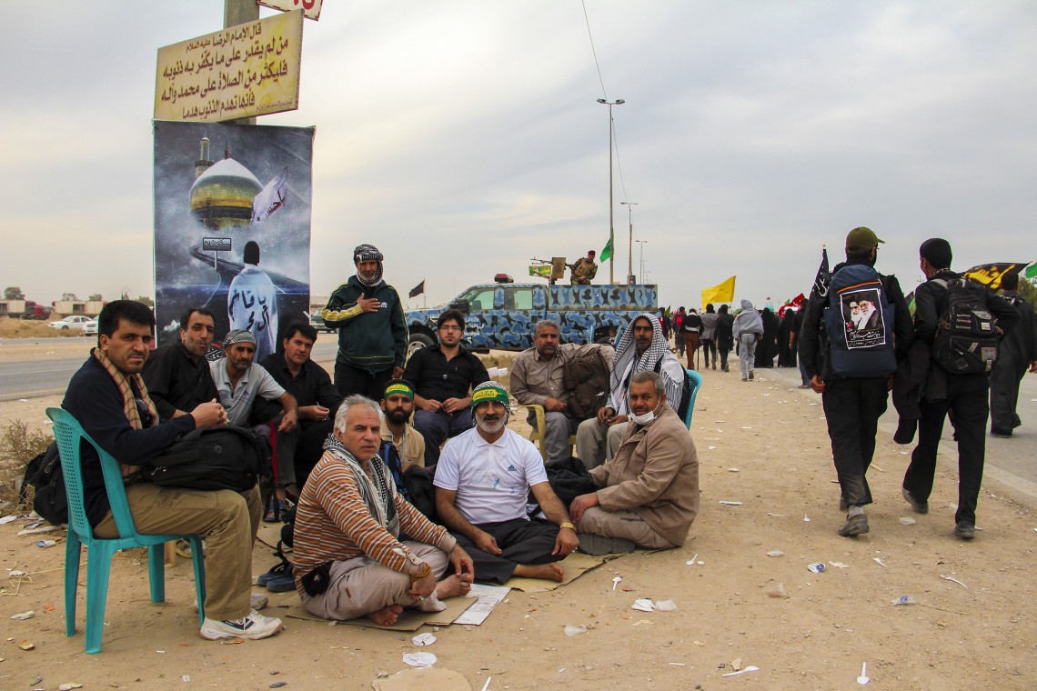 سوگواره سوم-عکس 49-امیر قیومی-پیاده روی اربعین از نجف تا کربلا