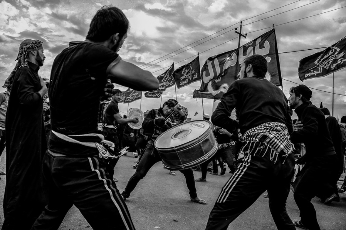 سوگواره چهارم-عکس 72-امیر قیومی-پیاده روی اربعین از نجف تا کربلا