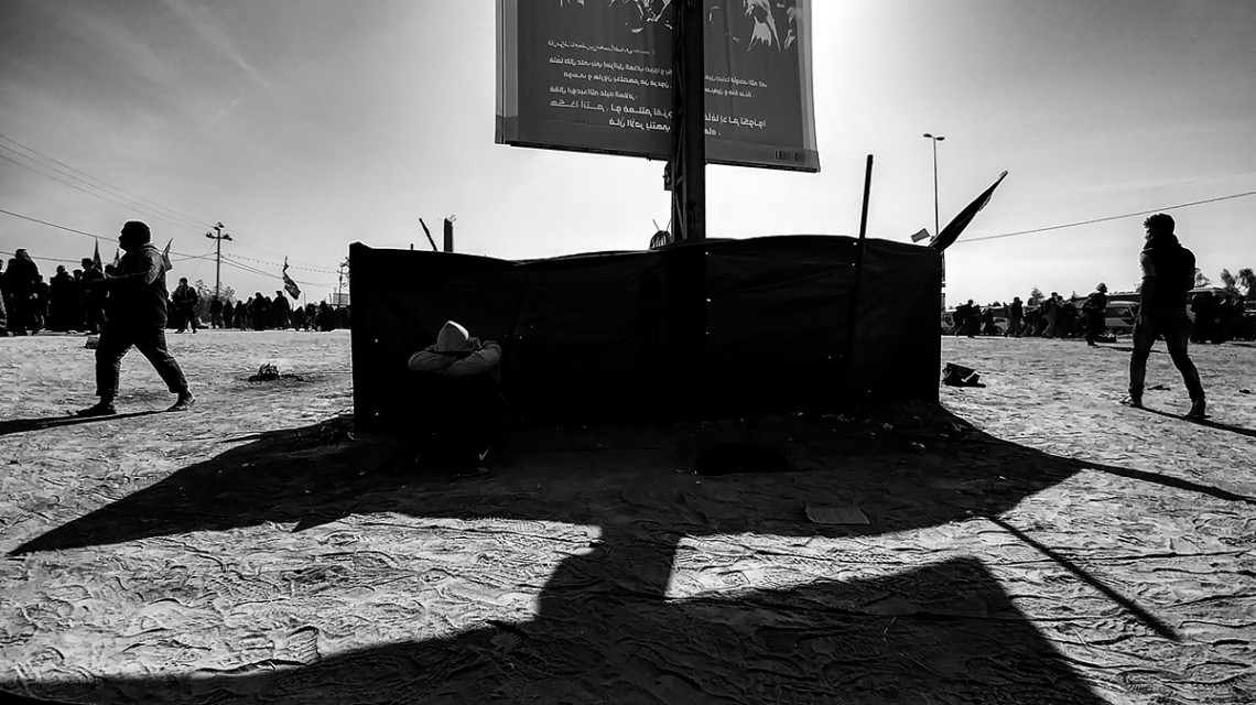 سوگواره پنجم-عکس 129-امیر قیومی-پیاده روی اربعین از نجف تا کربلا