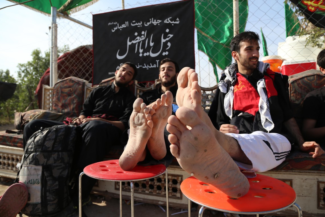 سوگواره چهارم-عکس 87-محسن مرادی-پیاده روی اربعین از نجف تا کربلا