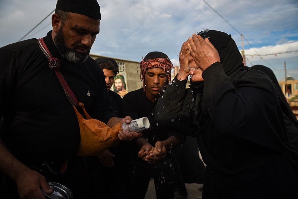 سوگواره چهارم-عکس 18-سید ولی  شجاعی لنگری-پیاده روی اربعین از نجف تا کربلا