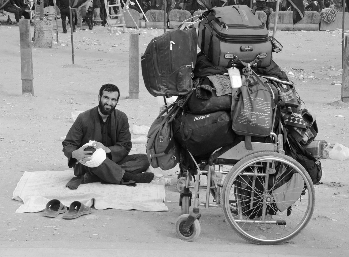 سوگواره پنجم-عکس 47-امیر عنایتی-پیاده روی اربعین از نجف تا کربلا