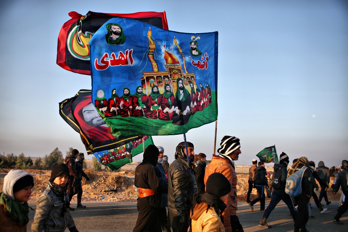 سوگواره سوم-عکس 4-امیر حسامی نزاد-پیاده روی اربعین از نجف تا کربلا