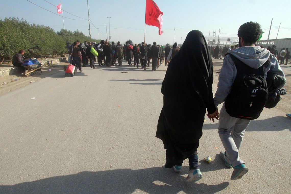 سوگواره سوم-عکس 13-محمد رفیعی موحد-پیاده روی اربعین از نجف تا کربلا