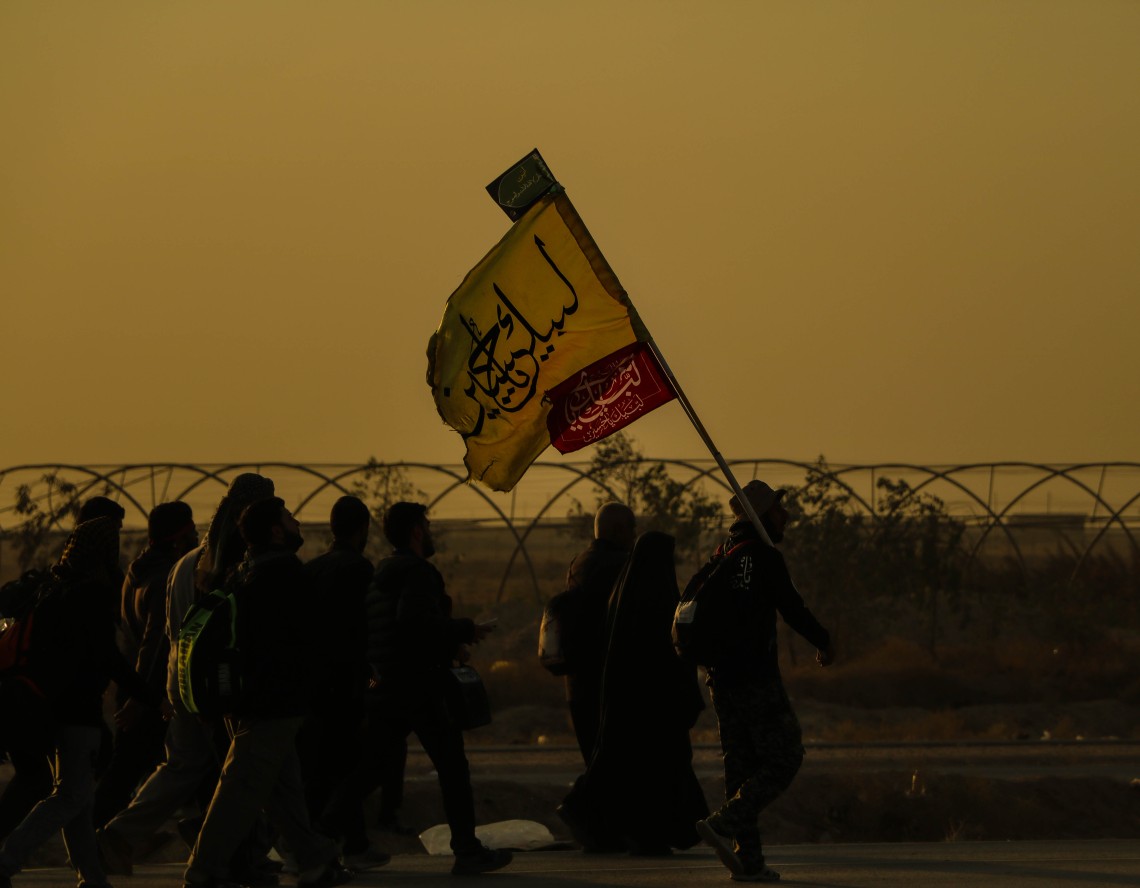 سوگواره پنجم-عکس 19-مهدی عاقلی-پیاده روی اربعین از نجف تا کربلا