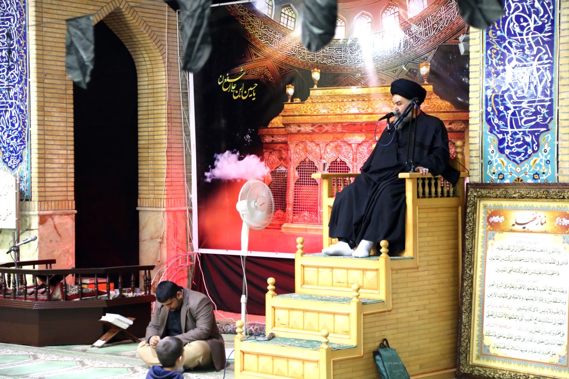 سوگواره چهارم-عکس 2-بهمن علی بخشی -جلسه هیأت فضای داخلی