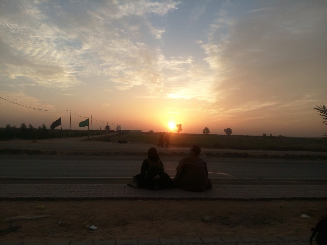 سوگواره چهارم-عکس 1-هادی ابوطالبی-پیاده روی اربعین از نجف تا کربلا