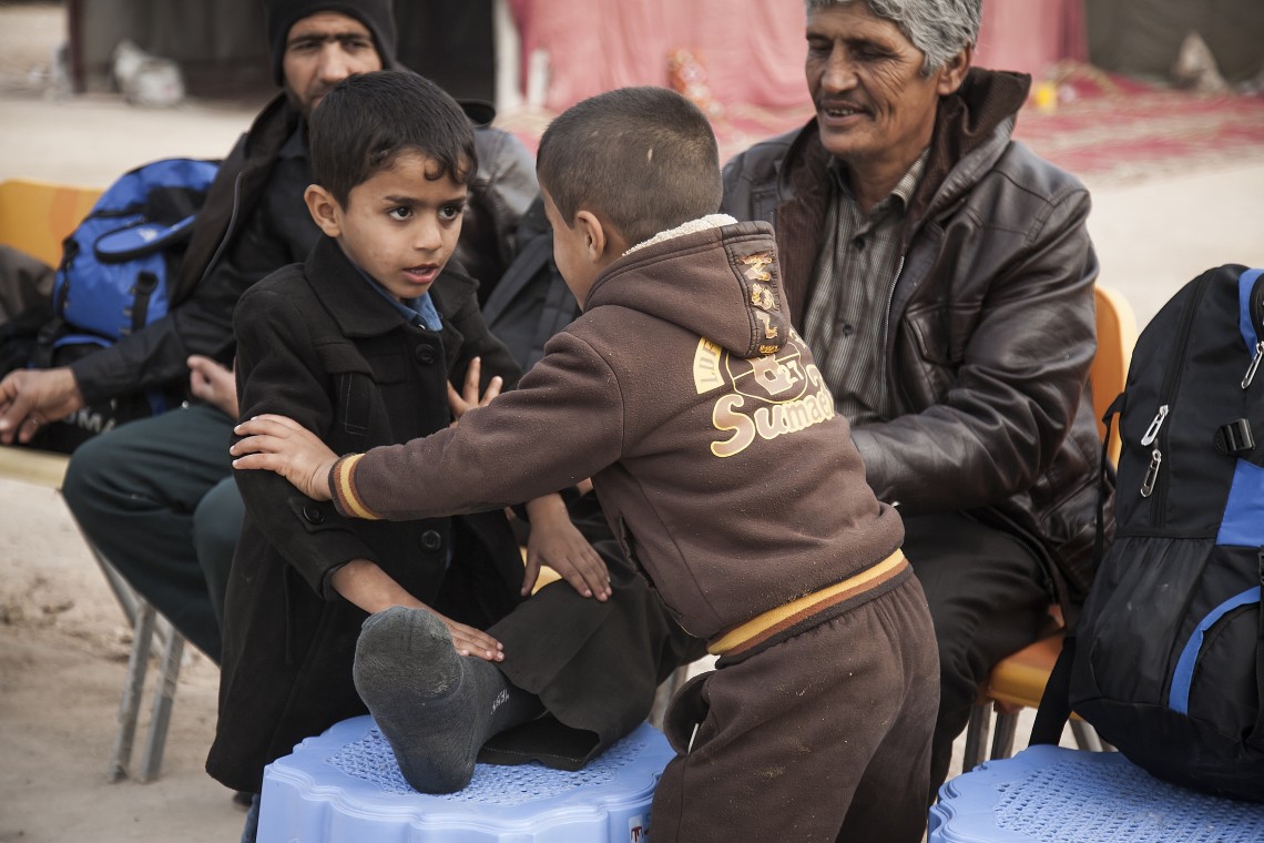 سوگواره چهارم-عکس 2-حمید ارونقی-پیاده روی اربعین از نجف تا کربلا