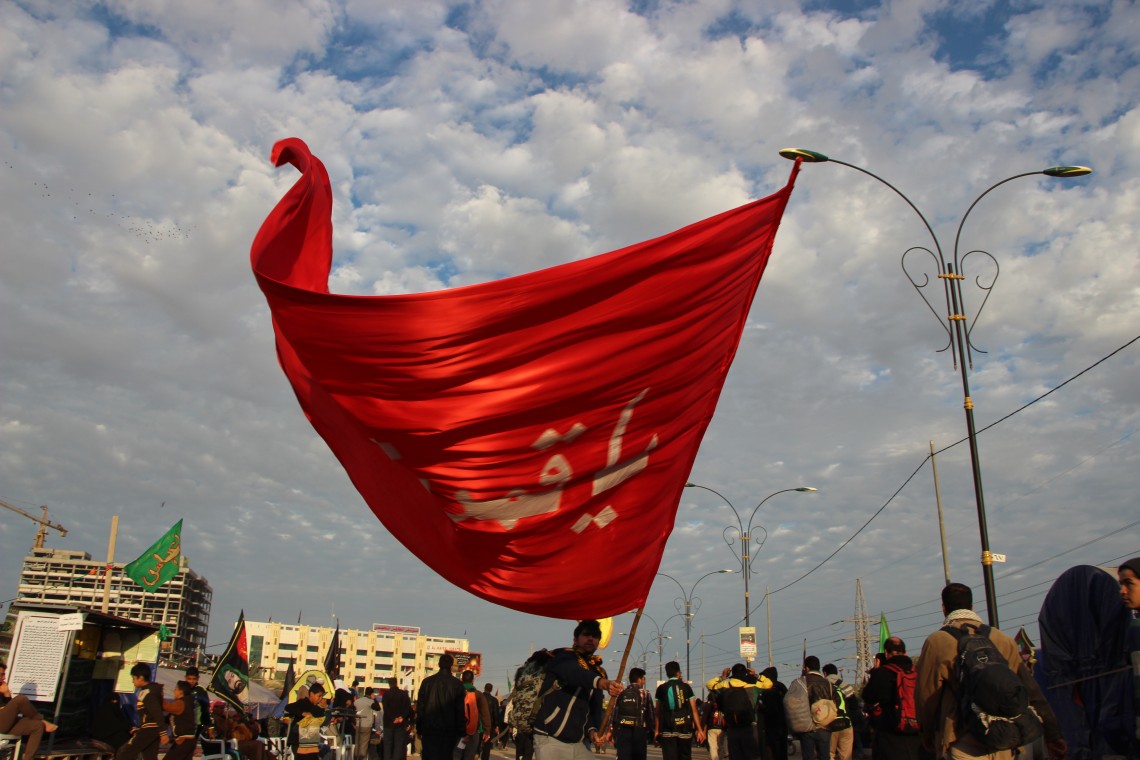 سوگواره چهارم-عکس 14-سعید کرمی-پیاده روی اربعین از نجف تا کربلا